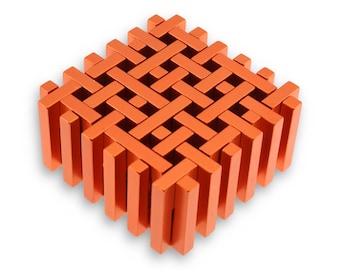 Dirty Dozen Aluminum Metal Puzzle, Brain Teaser, Game, Mechanical Puzzle, Burr Puzzle, IQ Logic Teaser, 3D Puzzle, Puzzle