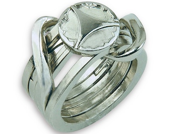 Cast Ring II, Metal Puzzle, Hanayama, Brain Teaser, Mechanical Puzzle, IQ Logic Teaser, 3D Puzzle, Puzzle, Huzzle, Ring 2