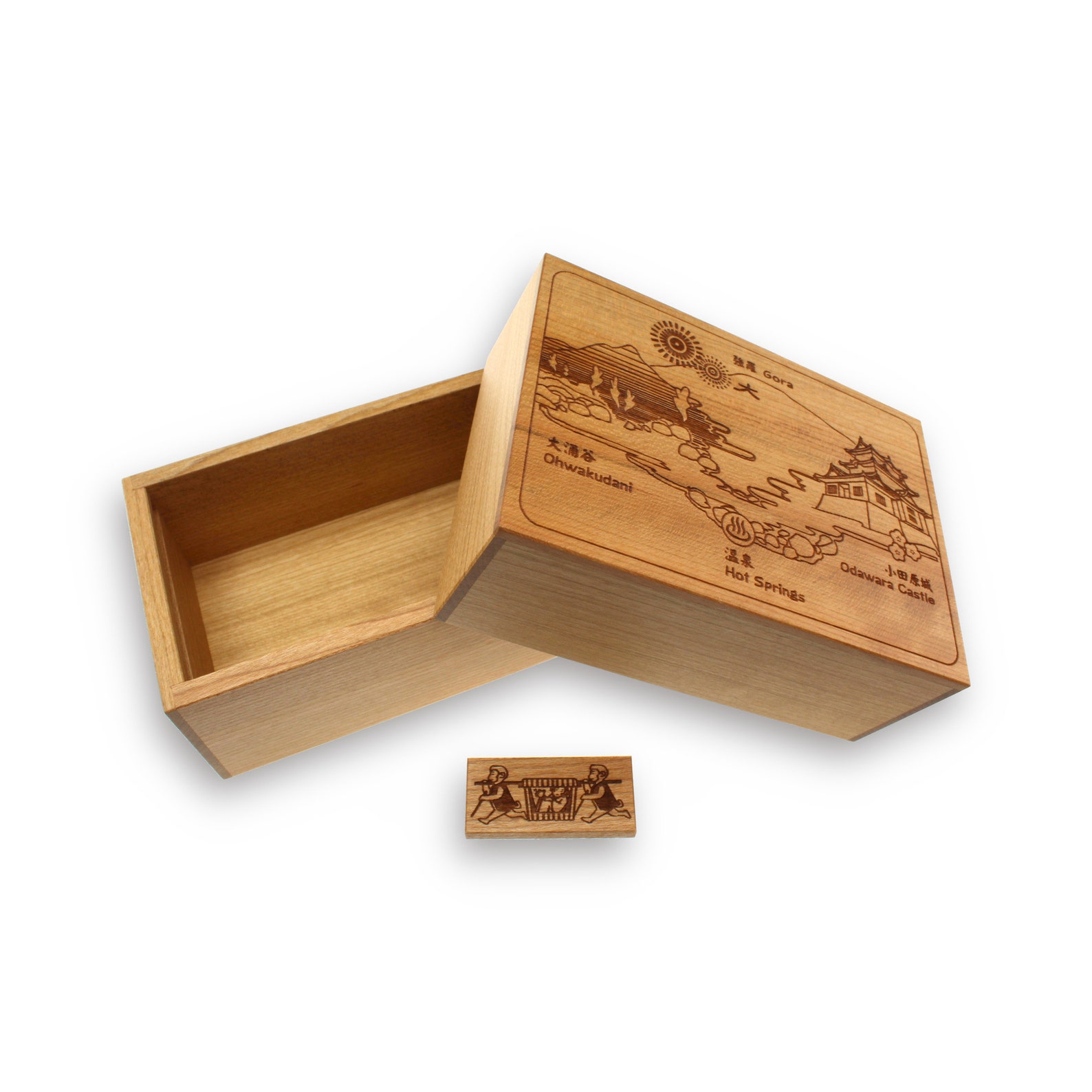 Japanese Puzzle Box, Karakuri Osaru No Kagoya sekisyo, Wood Puzzle Box