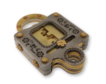 Voidlock Jean Claude Constantin Metal Lock Puzzle, Sequential Movement Brain Teaser