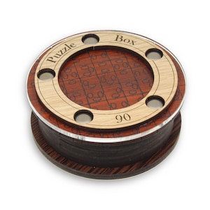Puzzle Box 06 Wood Puzzle, Siebenstein-Spiele, Wooden Puzzle, Brain Teaser, Game, Mechanical Puzzle, IQ Logic Teaser, 3D Puzzle, Box Six