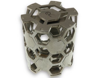 Hexahog Metal Puzzle, Rademic, Brain Teaser, Mechanical Puzzle, IQ Logic Teaser, 3D Puzzle, Puzzle
