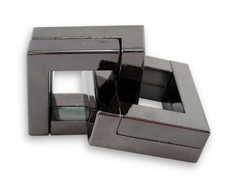 Cast Quartet Metal Puzzle, Hanayama, Brain Teaser, Mechanical Puzzle, IQ Logic Teaser, 3D Puzzle, Puzzle, Huzzle
