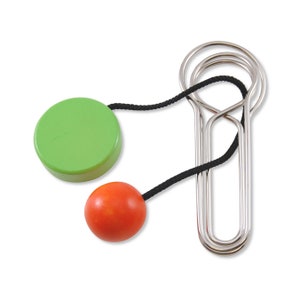The Key Hole Wire Brain Teaser Puzzle, Unlock Interlock Brain Game Puzzle, Keyhole, Toy for Kids Teens & Adults, IQ Test Mind Game Puzzle
