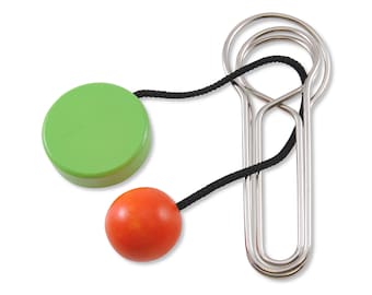 The Key Hole Wire Brain Teaser Puzzle, Unlock Interlock Brain Game Puzzle, Keyhole, Toy for Kids Teens & Adults, IQ Test Mind Game Puzzle