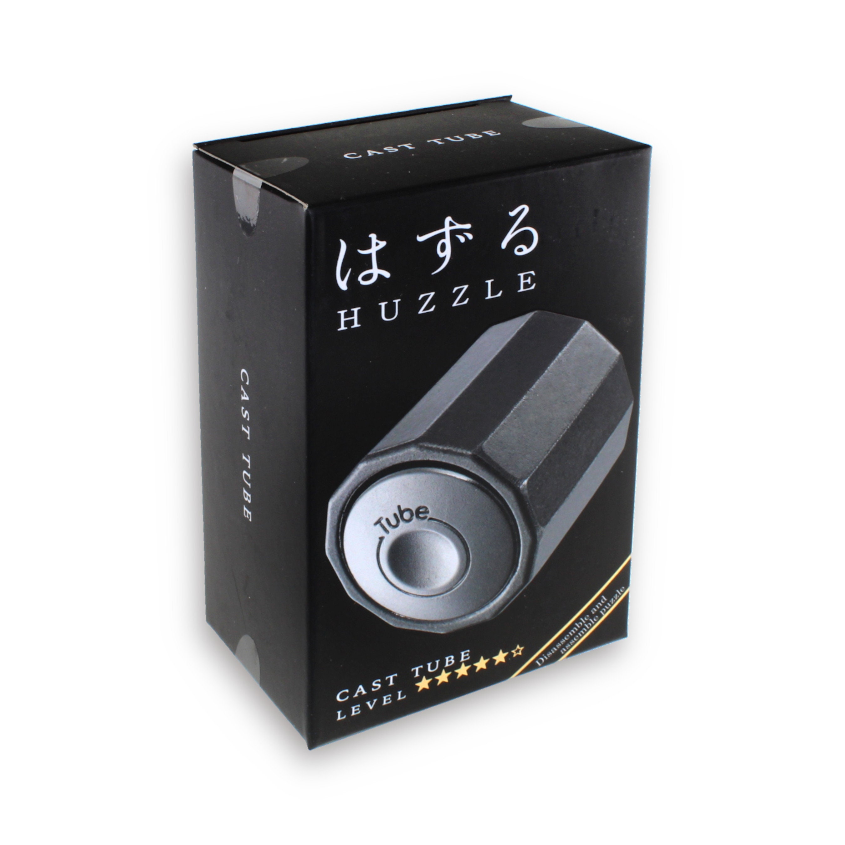 thumbnail image 2 of Hanayama Cast Tube Metal Puzzle - 3 Piece Brain Teaser For Adults (Difficulty Level 6) 2 of 12