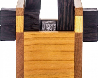 The Sliders 2 - Alexander Magyarics Wood Puzzle from Pelikan Puzzles is wooden IQ Logic Puzzle, Brain Teaser, Puzzle Master, Burr Puzzle