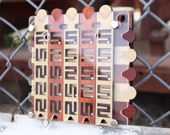 N5-5 Jean Claude Constantin Wood Puzzle, Brain Teaser, Game, Mechanical Puzzle, IQ Logic Teaser, 3D Puzzle, Wooden Puzzle