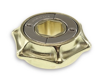Cast Valve Metal Puzzle, Hanayama, Brain Teaser, Mechanical Puzzle, IQ Logic Teaser, 3D Puzzle, Puzzle, Huzzle