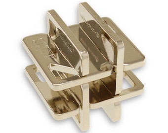 Cast Hashtag Metal Puzzle, Hanayama, Brain Teaser, Mechanical Puzzle, IQ Logic Teaser, 3D Puzzle, Puzzle, Huzzle