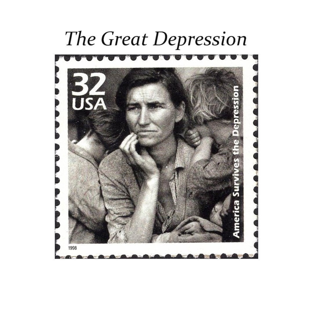 32 セントの大恐慌切手 5 枚 | 未使用の米国郵便切手 | 1930 年代