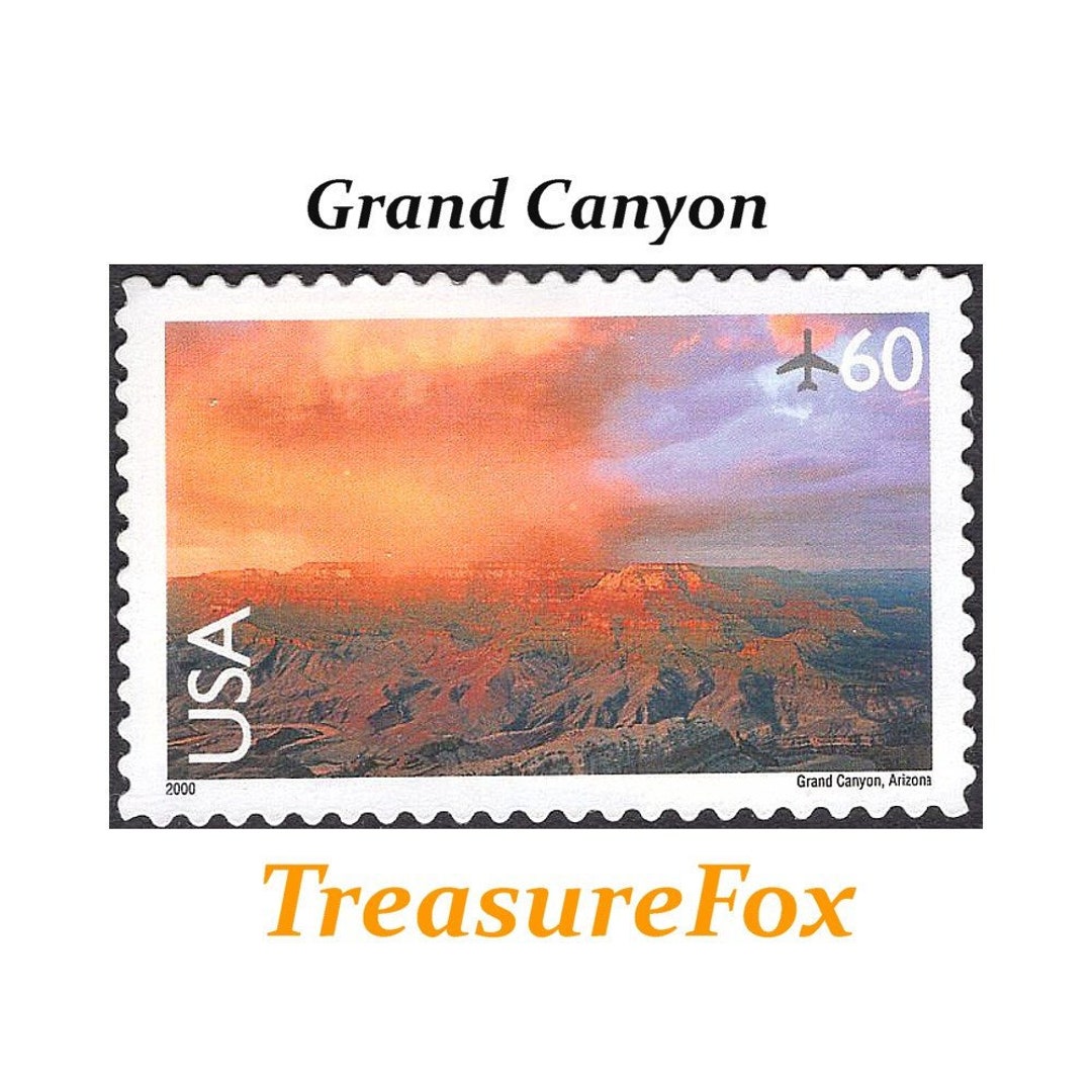 FIVE 60c Grand Canyon Stamp | Vintage Unused Postage Stamps | National ...