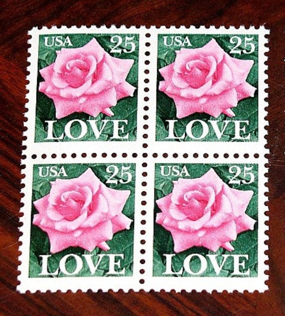 LOVE Stamp Set of 50 .. Unused Vintage US Postage Stamps .. 22