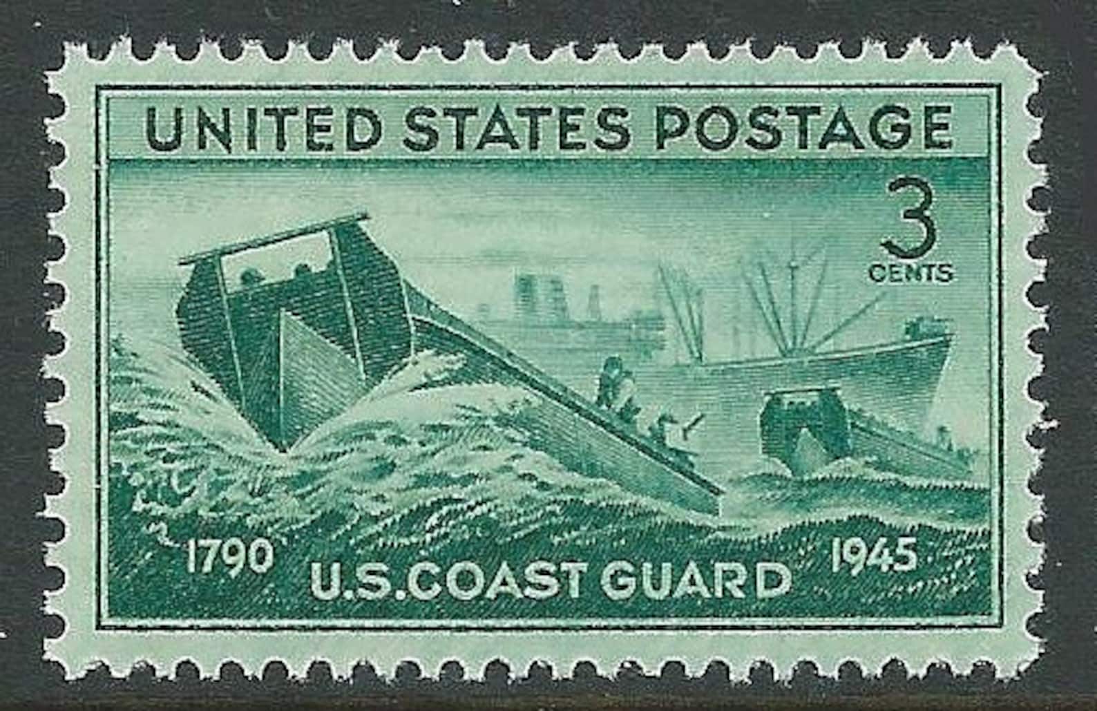 Vintage Unused US Postage Stamp 3c U.S. Coast Guard Stamp of Etsy Vintage Unused US Postage Stamp 3c U.S. Coast Guard Stamp of Etsy