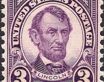 5 枚パック .. 1927 年の 3 セント エイブラハム リンカーン切手