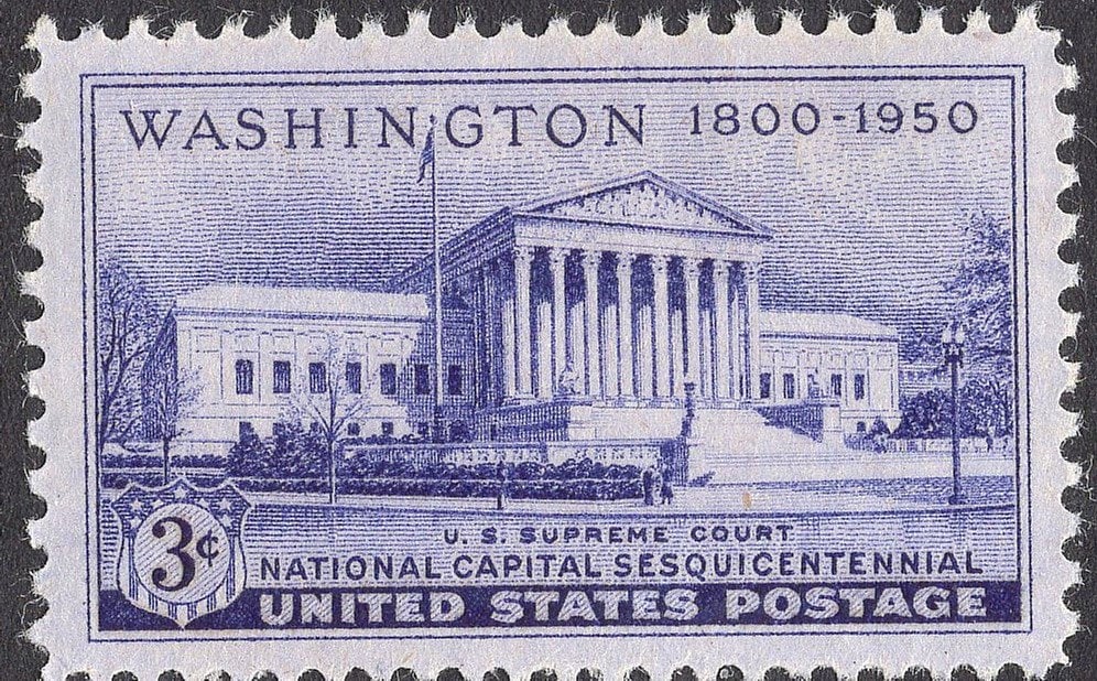 Unused Vintage Postage Stamp Capitol Building 1950 3c U.S Item No 992