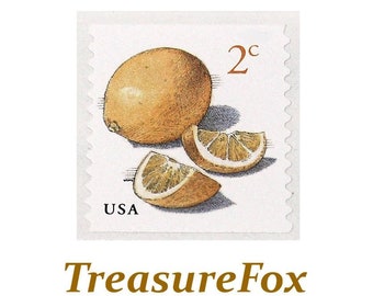 20 two cent Meyer Lemon Stamps .. Unused US Postage Stamps .. Pack of 20 | 2 cent stamp | Amalfi wedding, fruits on stamps | Tequila shots