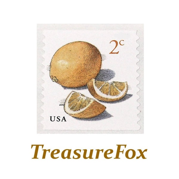 20 two cent Meyer Lemon Stamps .. Unused US Postage Stamps .. Pack of 20 | 2 cent stamp | Amalfi wedding, fruits on stamps | Tequila shots