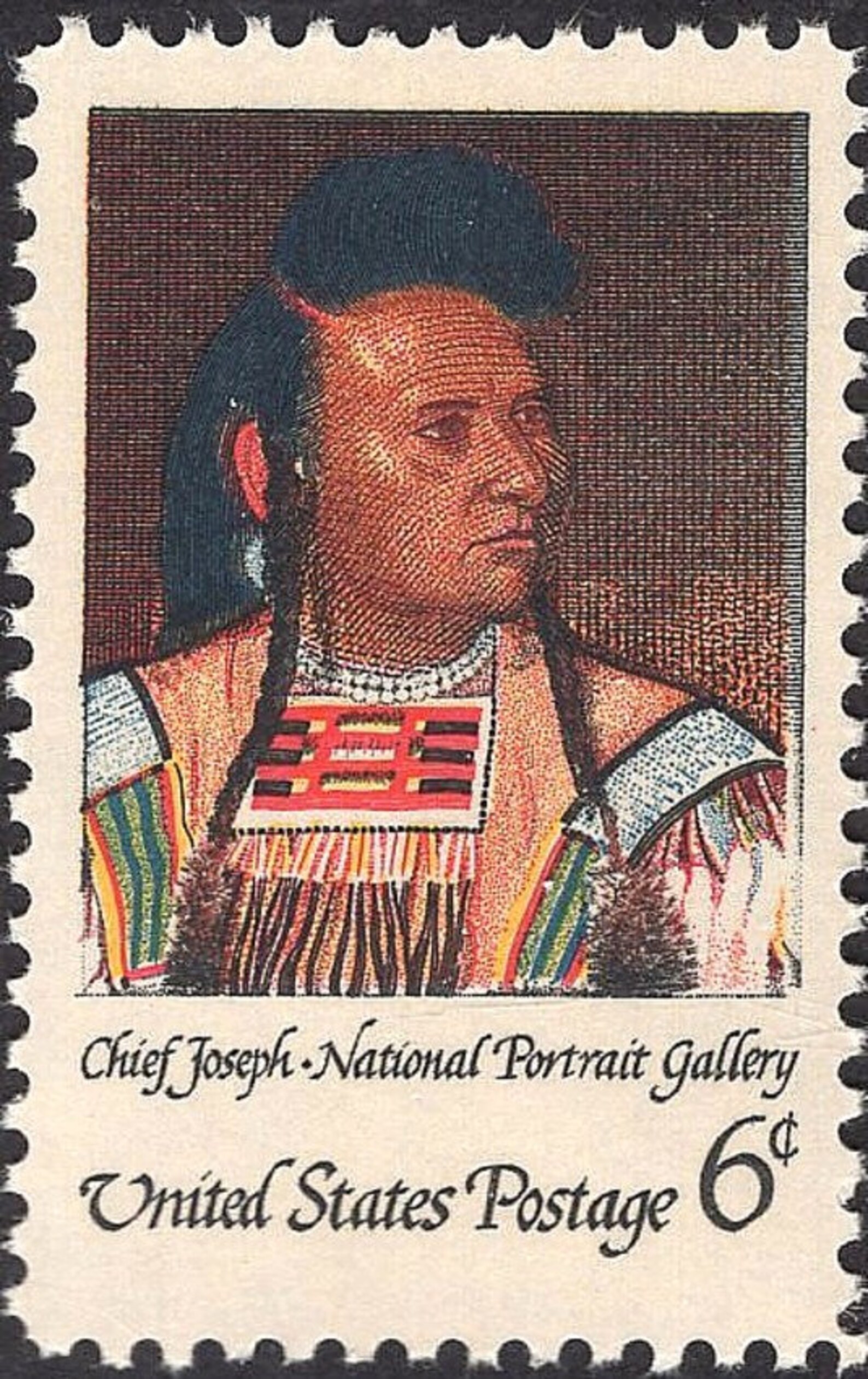 6c Chief Joseph Native American Stamp .. Unused US Postage | Etsy