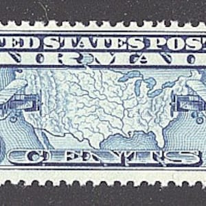 Für den Sammler.. 1926 MINT US Airmail Stempel .. Karte mit Flugzeugen 3er Set Stempel.  C7-9