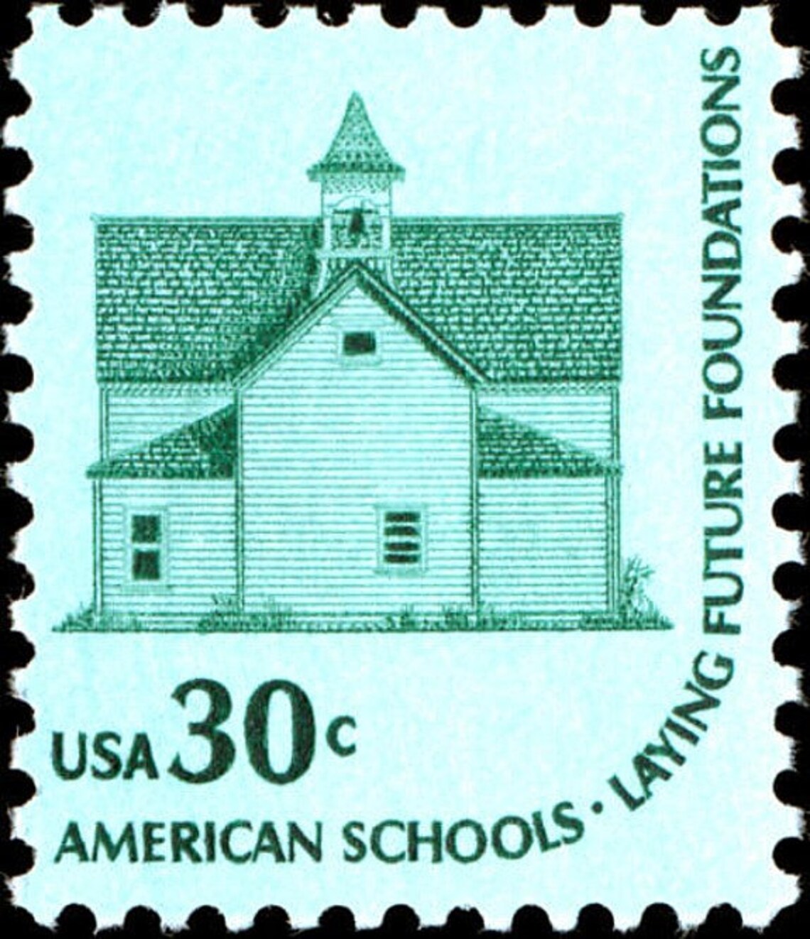 Five 30c American Schools Stamps .. Unused US Postage Stamps Etsy