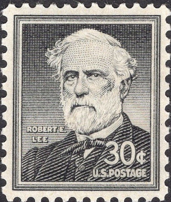 Robert e Lee usps 22kt gold collectors stamps Postage Stamps