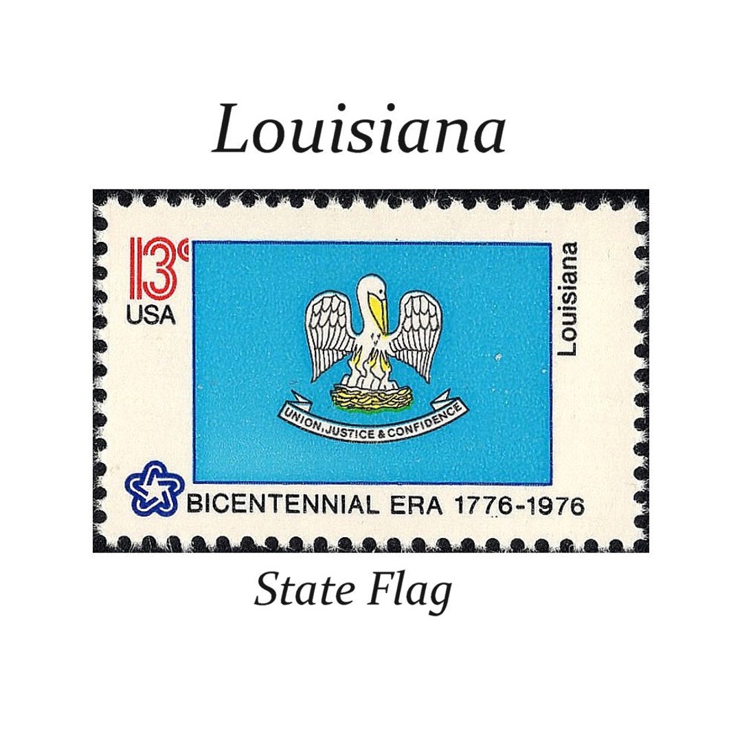 VINTAGE LOUISIANA STATE FLAG