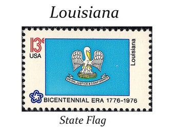 VINTAGE LOUISIANA STATE FLAG – Catalpa