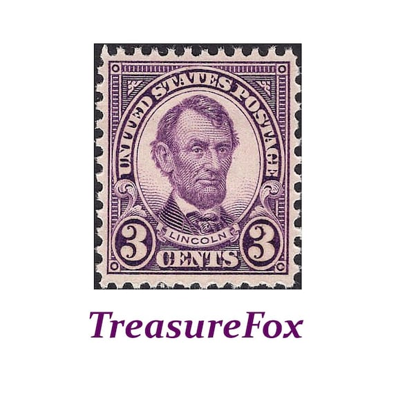 5 枚パック .. 1927 年の 3 セント エイブラハム リンカーン切手