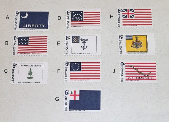 TEN 13c TEXAS State Flag stamp | Vintage Unused US Postage Stamps |  Southern Bride | Lone Star State | Dallas Cowboys | Stamps for mailing