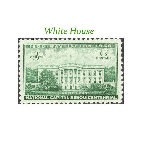 3c Le timbre de la Maison Blanche .. Timbres-poste américains