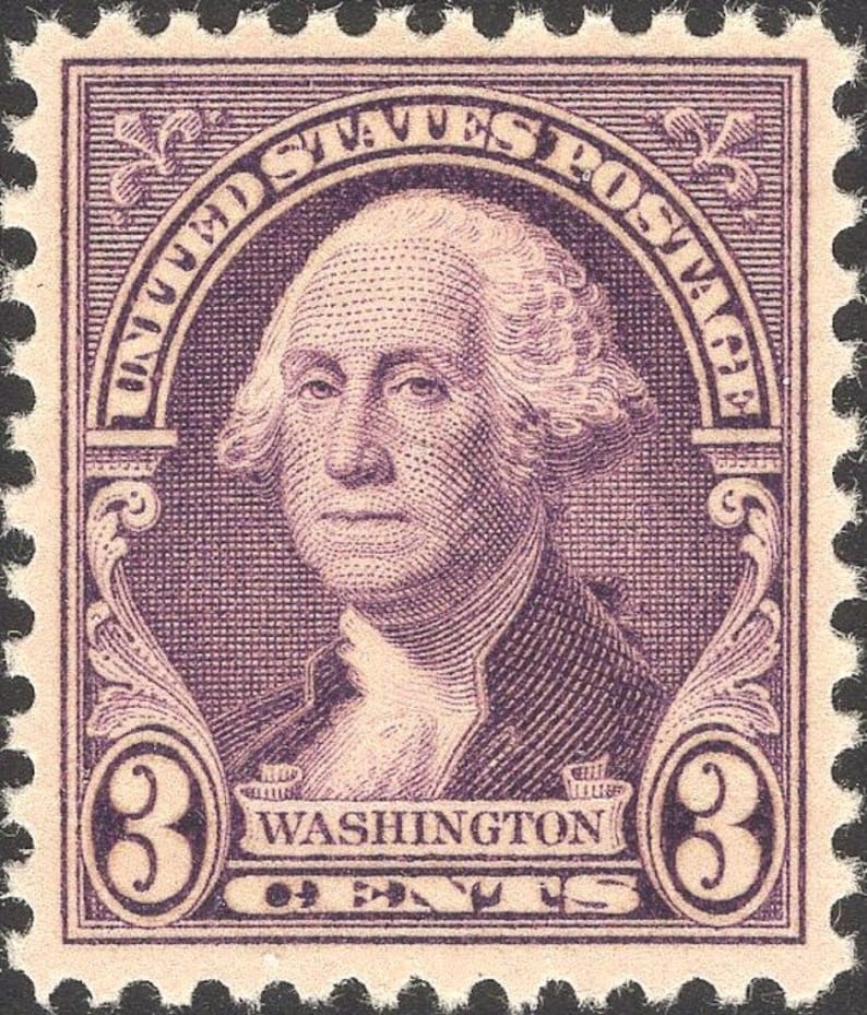 3c Washington Issue of 1932 Vintage Unused US Postage Etsy