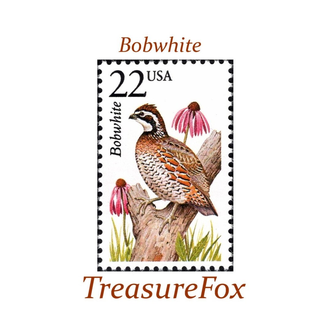 Five 22c Bobwhite Stamp | Unused US Postage Stamps | Pack of 5 Stamps ...