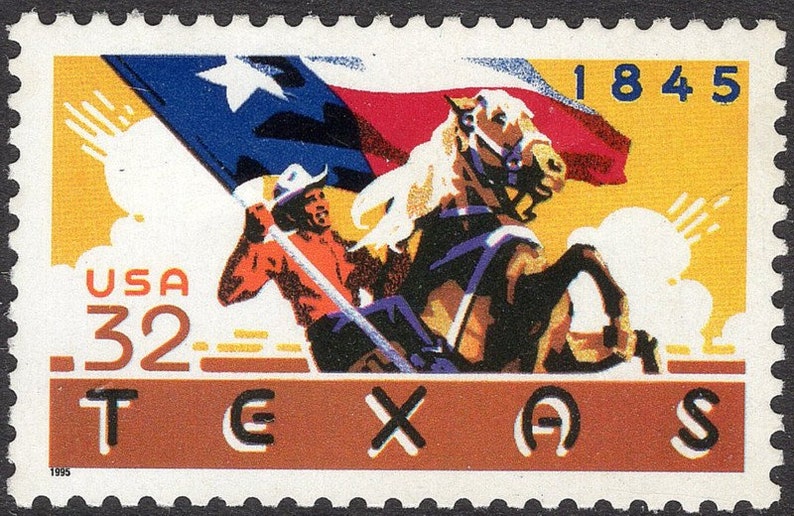 TEN 32c Texas Statehood Stamps .. Unused US Postage Stamps .. Etsy