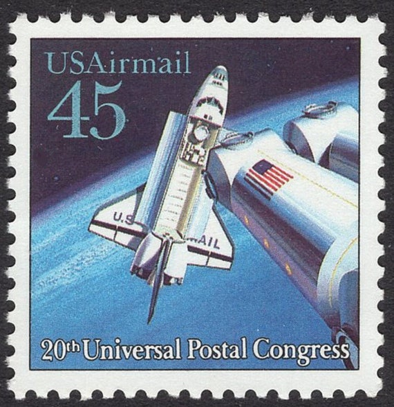 アメリカ合衆国 5セント ロケット切手 45 セント スペース