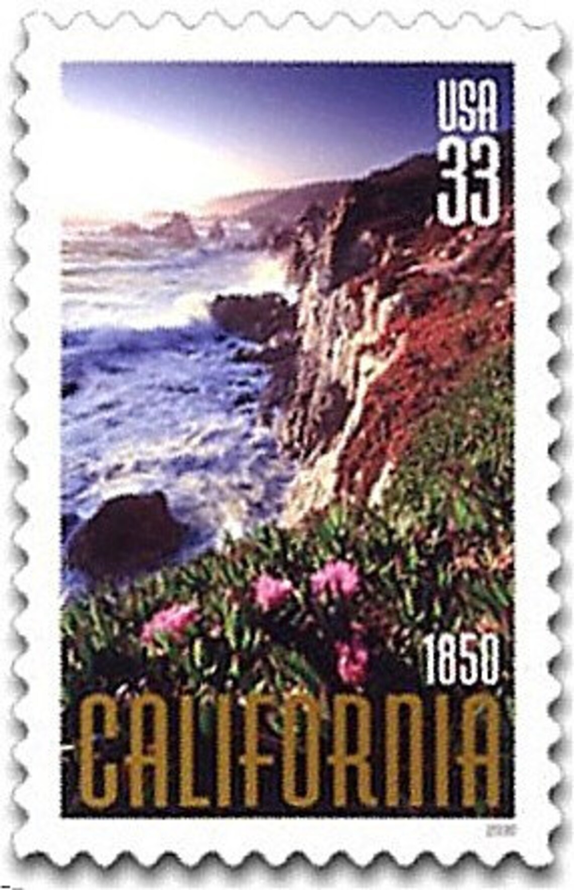 Ten 33c California Statehood Stamps .. Unused US Postage Stamp | Etsy