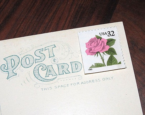 TEN Woods' Rose Unused Forever 60c stamps | Wedding Postage | Flower stamps