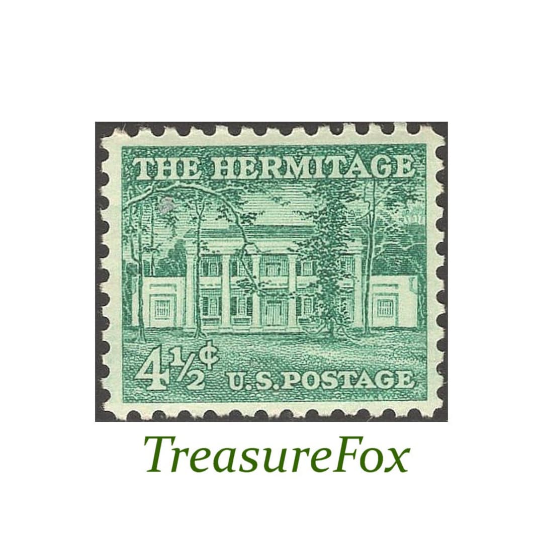 TWENTY 4 1/2 Cent the Hermitage Stamp Issue of 1959 | Vintage