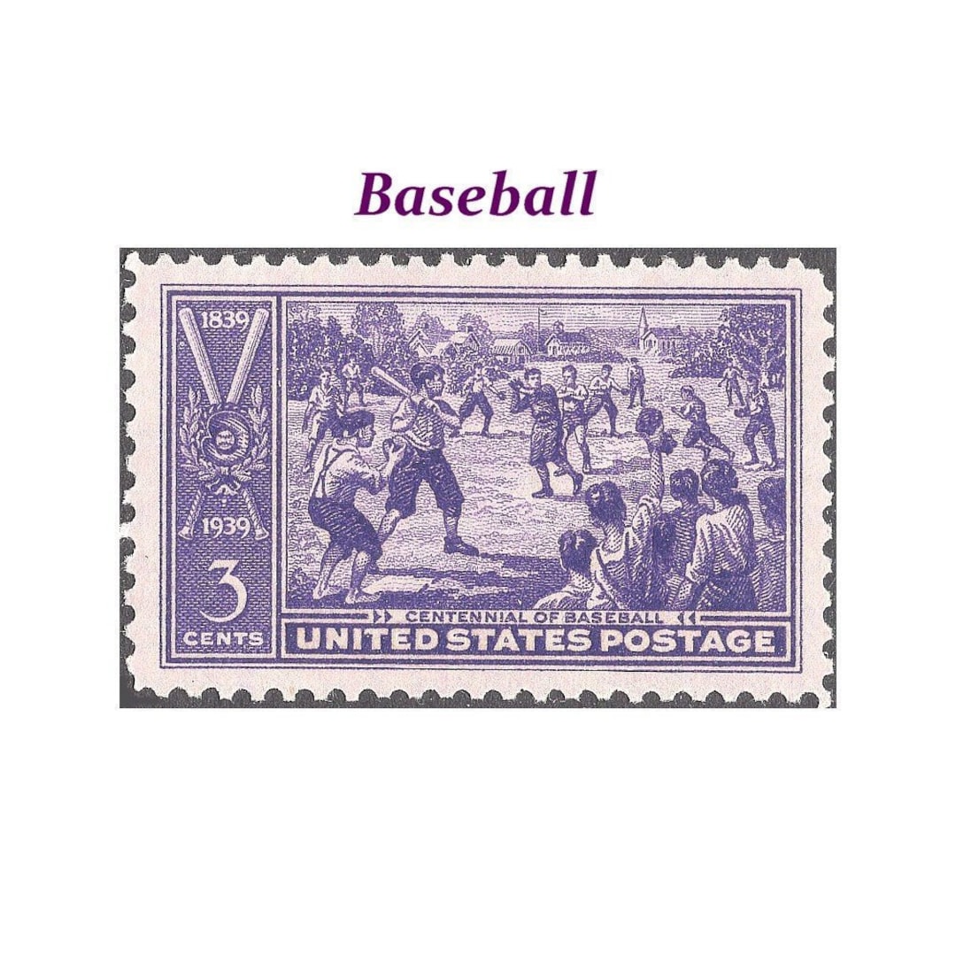 3c Baseball 100th Anniversary Stamp .. Unused US Postage Stamps .. Pack