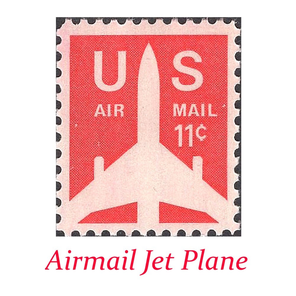 小さな本 U.S. AIRMAIL STAMPS Amazon.com: USPS Air Mail Red Forever First Class Postage