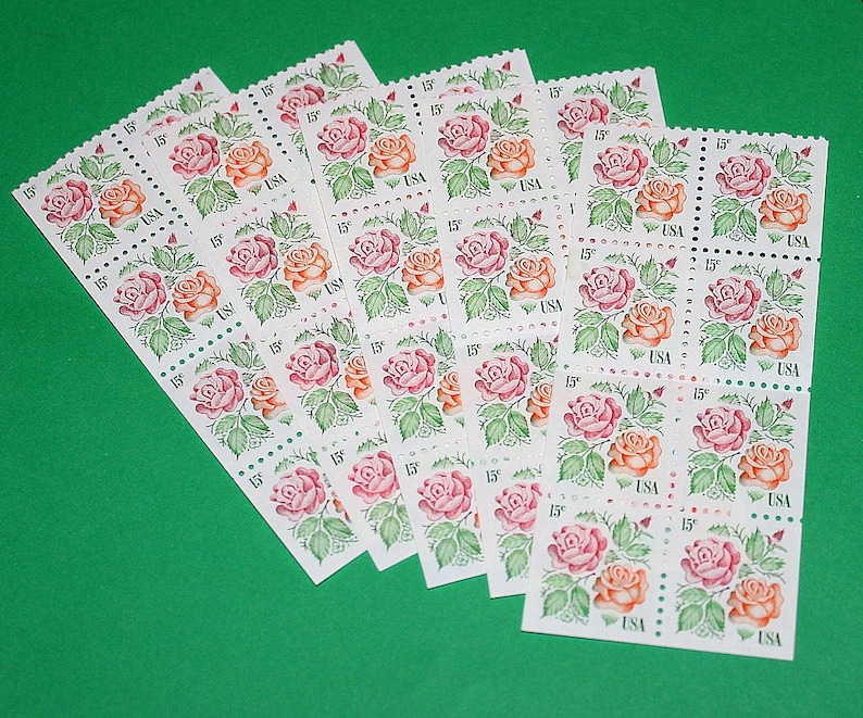 Pack of 20 Stamps. Vintage MINT 15 Cent Postage Stamps .. Etsy