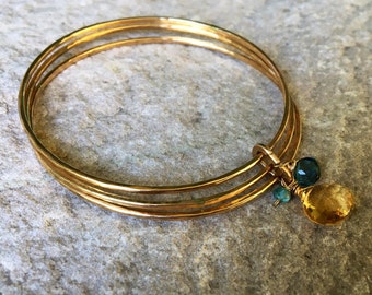 Golden Bangle Trio I