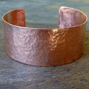 Copper Cuff Hammered Finish image 3