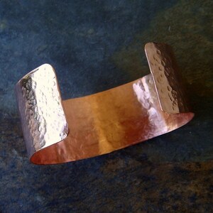 Copper Cuff Hammered Finish image 2