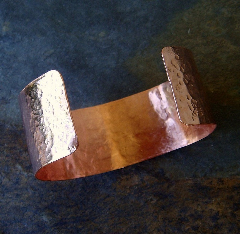 Copper Cuff Hammered Finish image 2