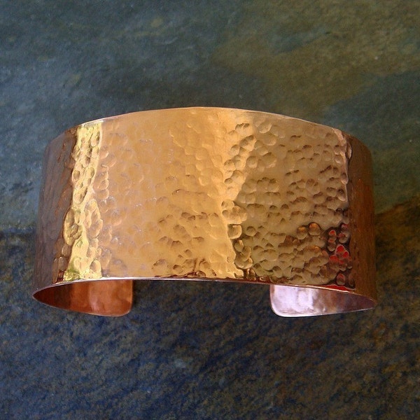 Copper Cuff Hammered Finish