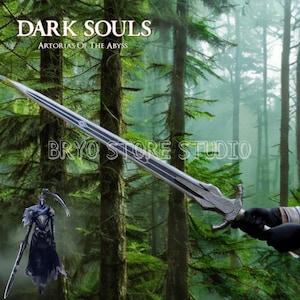 Handmade Dark Souls Artorias Replica | Dark Souls Elden Ring Bloodborne Great Artorias , Handcrafted Gaming Artorias Replica , Best Gift