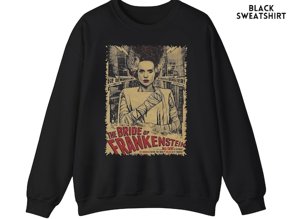 Bride of Frankenstein Shirt, Vintage Movies T-shirt, Classic Film Lover Gift, Movie Poster, Goth Shirt, Gothic Horror Shirt, Plus Sizes