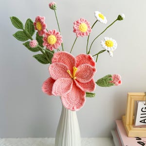 Handmade Crochet Flower Bouquet: Unique Floral Gift