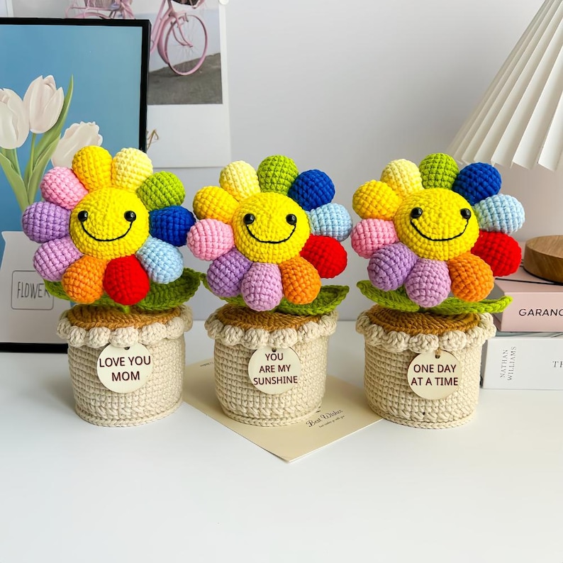 crochet sunflower